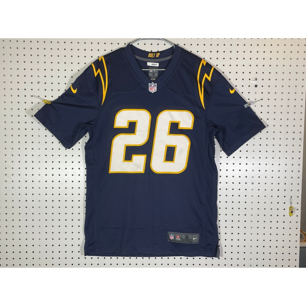 Nike Los Angeles Chargers Asante Samuel Jr 26 NFL Jersey Navy Blue Mens Small